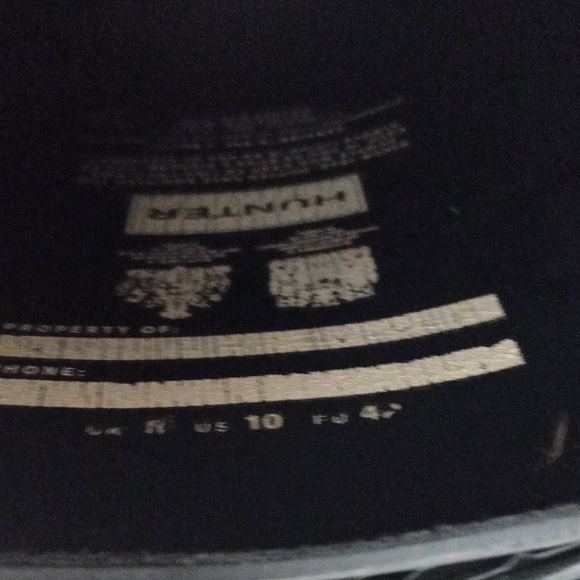 Hunter Black Women's Winter & Rain Knee High Tall Boots Women's Size US 10 - Picture 16 of 17